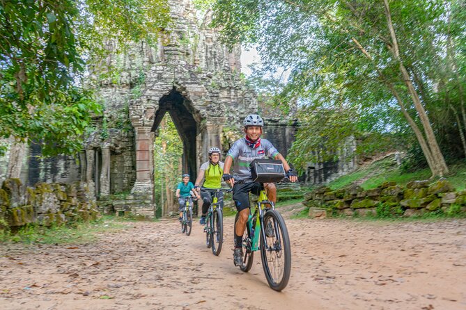 Angkor Bike & Gondola Ride at Twilight - South Gate focus: a different angle on the same complex