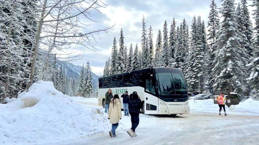 Banff Gondola, Banff Town, Lake Minnewanka, Bow Falls - Lake Minnewanka: glacial stillness and big mountain peaks