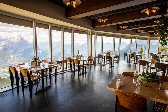 Banff Gondola Ride Admission - Above Banff interpretive center: a break that also teaches