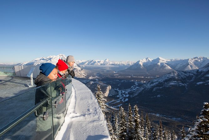 Banff Winter Tour Featuring Mountaintop Dinner and Banff Gondola - Bow Falls viewpoint: time with options depending on access