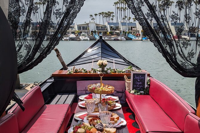 Beautiful Luxury Picnic on a Docked Gondola Boat in Coronado - Key Highlights to Know Before You Go