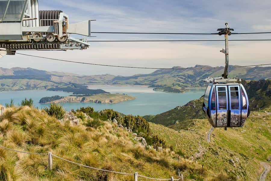Christchurch: Gondola Ride - Port Hills summit at 445 meters: where to spend your time