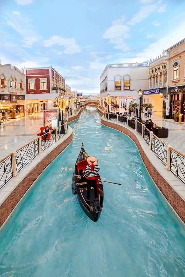 Doha City Tour, Villaggio Mall and Free Gondola Ride - Villaggio Mall gondola ride: a Venice-style finale under painted skies