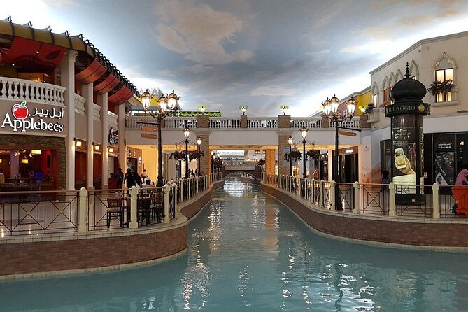 Doha Tour with Gondola Ride at Villaggio Mall - Souq Waqif: shopping lanes, coffee breaks, and optional falcons
