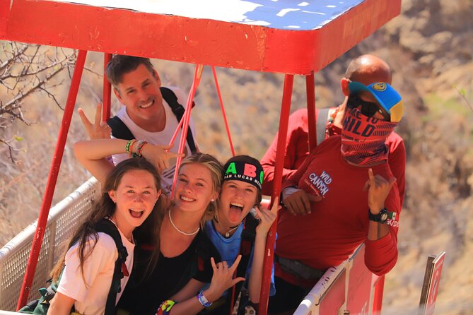 Extreme Swing - Fly from the Glass Bottom Gondola - From Your Hotel to Wild Canyon Adventures in Baja