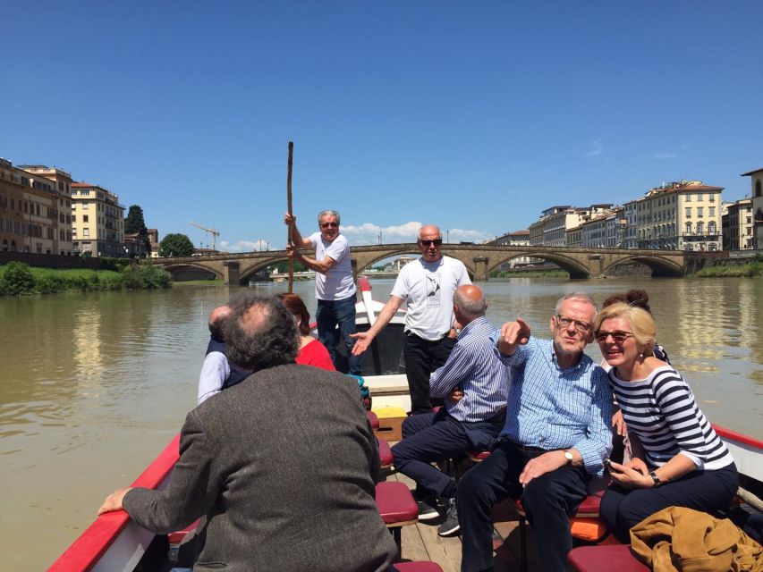 Florence: Guided Gondola Boat Tour with a Glass of Wine - Price and value for a one-hour Florence classic