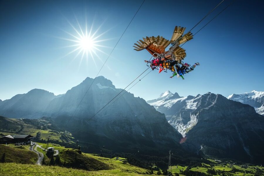 Grindelwald Gondola Ride to Mount First - Mount First arrival: where the day opens up