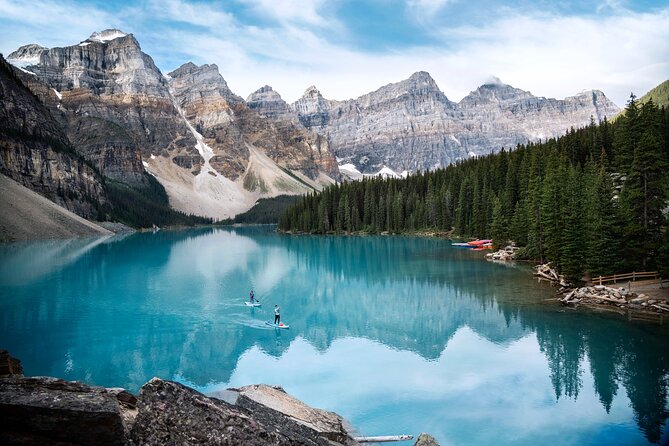 Lake Louise Moraine Lake Banff Gondola Cave Basin Bow Falls - Moraine Lake in summer, Two Jack and Minnewanka in winter