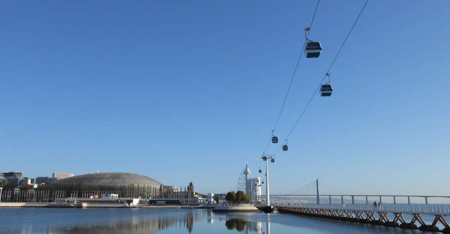 Lisbon: Nations Park Gondola Lift One-Way Cable Car - The ride itself: 8–12 minutes over 30 meters of water