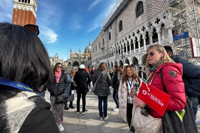 St Mark's, Doge's Palace, with Murano and Burano & Gondola Ride - Doge’s Palace: Grand Staircase, Bridge of Sighs, and Prison Cells