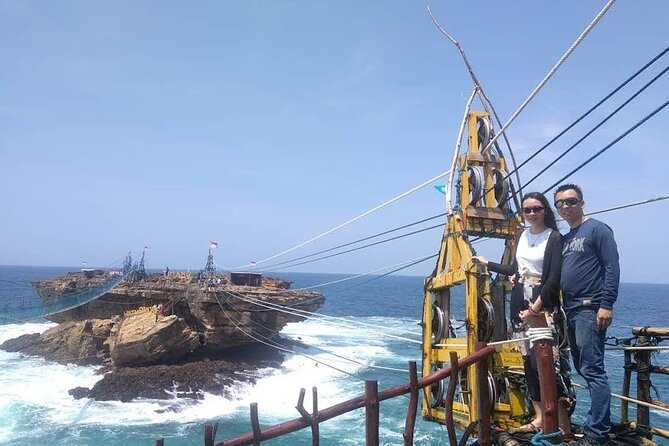 Timang Beach Gondola & Pindul Cave Tubing Adventure - The route and the two crossing choices (gondola vs wooden bridge)