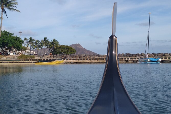 Valentine's Waikiki Gondola Cruise - Honolulu skyline lights and those calm-water moments