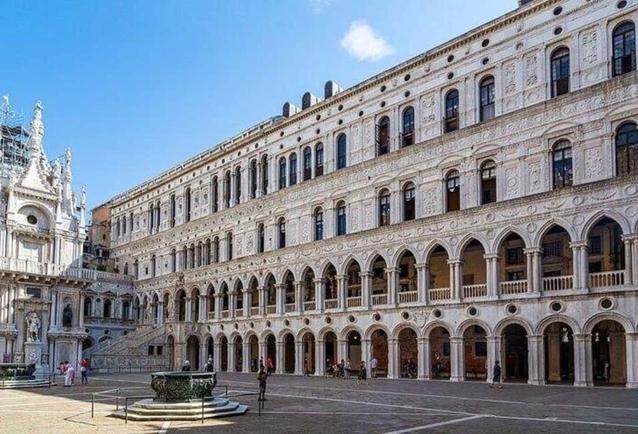 Venice Essential: Doge’s Palace, Prisons & Gondola option - St. Mark’s Square meet-up under the Blue Clock Tower
