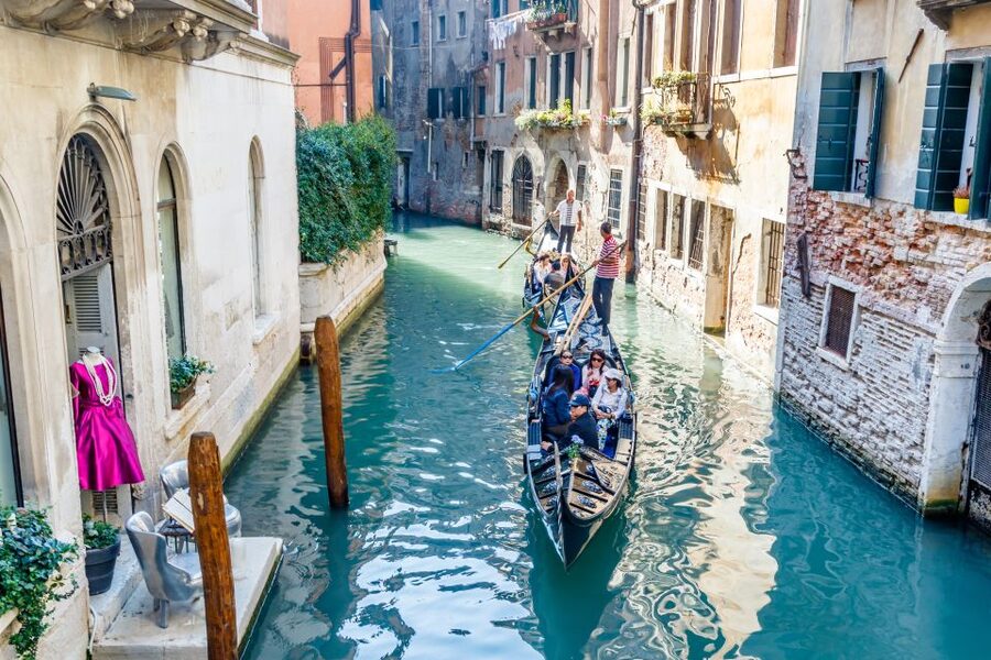 Venice: Traditional Shared Gondola Ride - The 30-minute route: quiet lanes to Grand Canal views